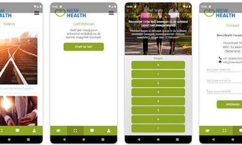 L’appli New Health disponible dans les app stores
